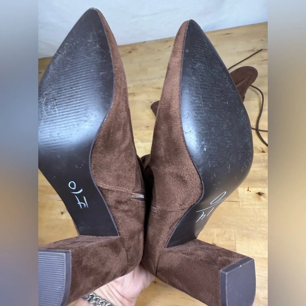 Boots Thigh Brown Over the Knee Boots Size 9.5 womens boots Thigh Boots